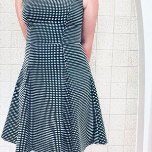 NWT Ralph Lauren fit & flare polka dot dress, size 14